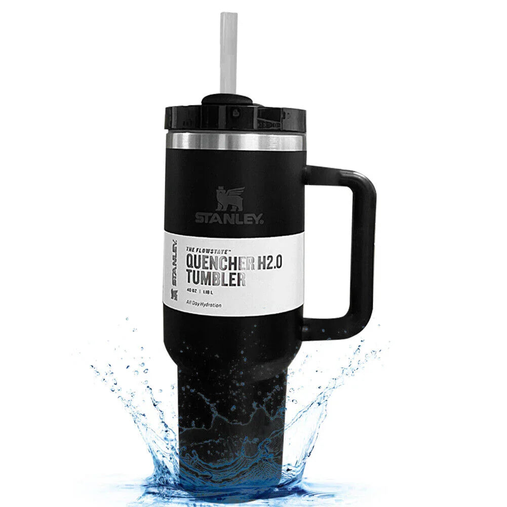Black Stanleyy Tumbler 40oz – Premium Quality