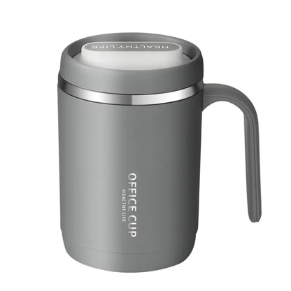 ThermoGrip Office Mug – 400ml Leak-Proof Stainless Steel Thermal Mug