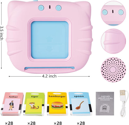 Talking Flash Cards Early Educational Toys for 3 4 5 6 Year Old Kids