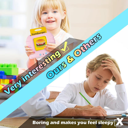 Talking Flash Cards Early Educational Toys for 3 4 5 6 Year Old Kids