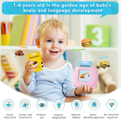 Talking Flash Cards Early Educational Toys for 3 4 5 6 Year Old Kids