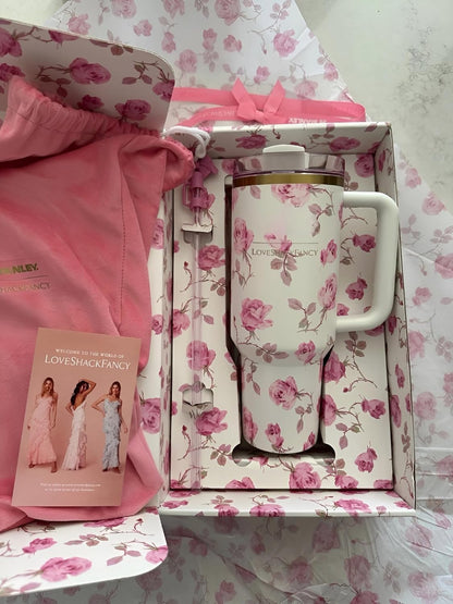 Stanley x LoveShackFancy - Rosa Bloom- GIFT Packaging - Premium Quality