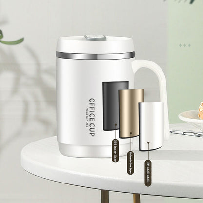 ThermoGrip Office Mug – 400ml Leak-Proof Stainless Steel Thermal Mug