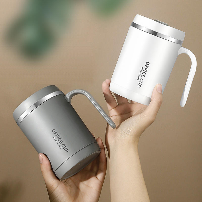 ThermoGrip Office Mug – 400ml Leak-Proof Stainless Steel Thermal Mug