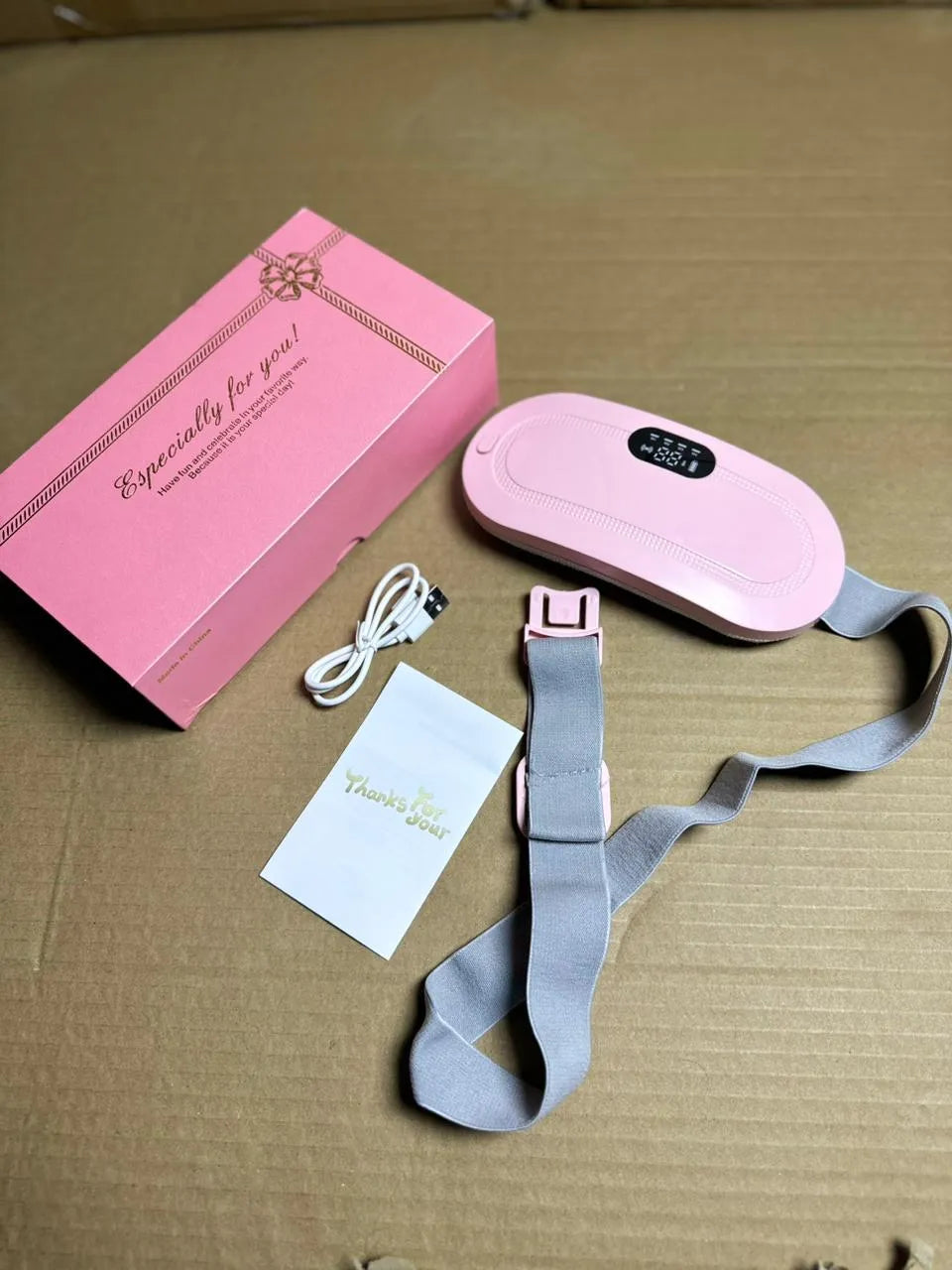 Heating Pad for Period Cramps – Heat Massage & Vibration Therapy (original)