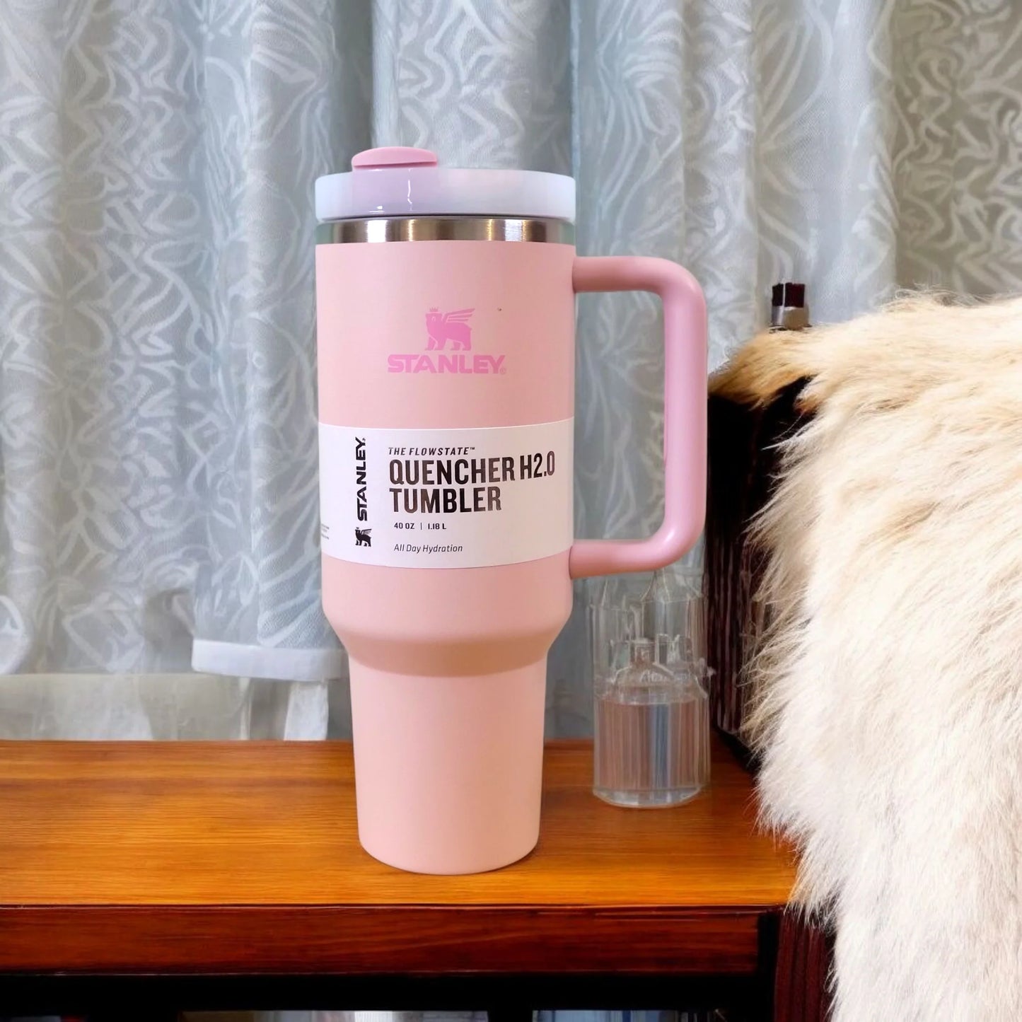 Pink Stanleyy Tumbler 40oz – Premium Quality